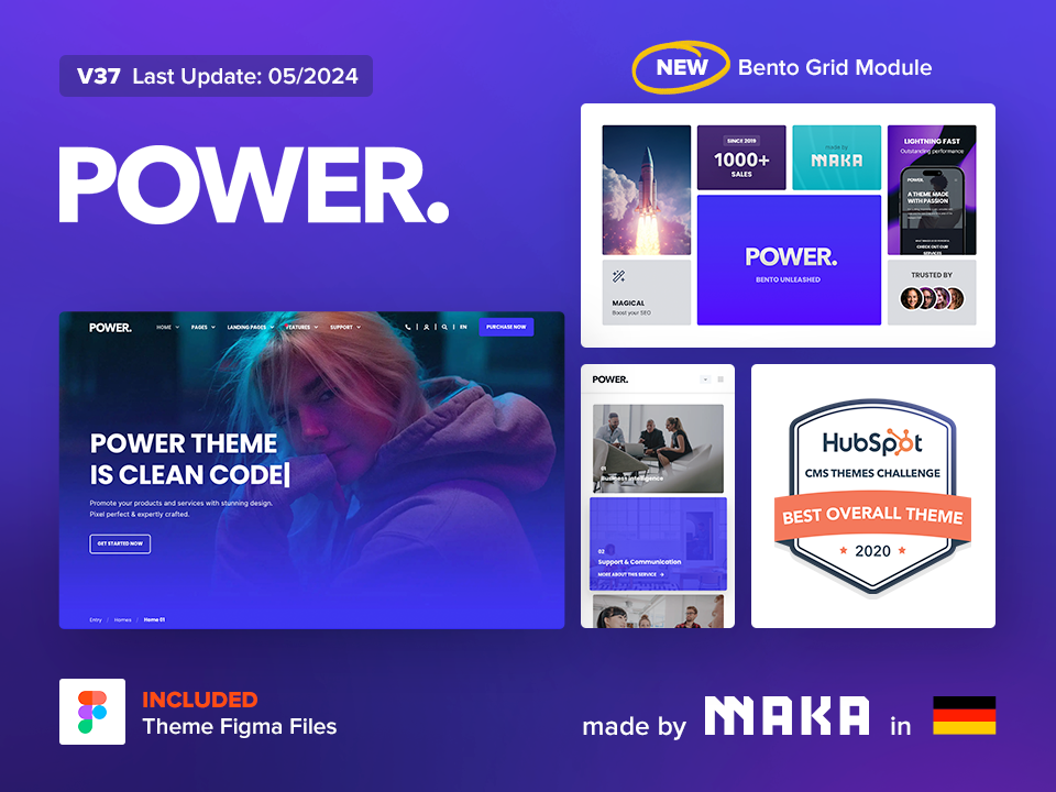 POWER Pro Theme by maka Agency