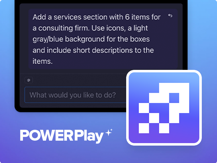 NEW: PowerPlay - Build Websites with AI